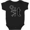 fk it funny college party Baby Bodysuit