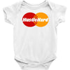 hustle hard Baby Bodysuit