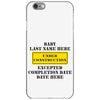 Under Construction Personalize Baby iPhone 6/6s Case