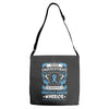 Never Underestimate the Strength of a Prostate Cancer Warrior Adjustable Strap Totes