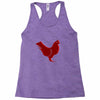 chiken red Racerback Tank