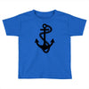 anchor sailor t shirt fashion cross top tee nautical tshirt retro tatt Toddler T-shirt