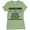 Aquarius Woman Ladies Fitted T-Shirt