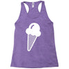 ice cream cone funny Racerback Tank
