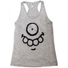 monster face (2) Racerback Tank