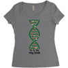it's in my dna Women's Triblend Scoop T-shirt