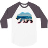 wild bear 3/4 Sleeve Shirt