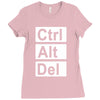 control alt delete Ladies Fitted T-Shirt