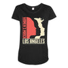 womens march on los angeles Maternity Scoop Neck T-shirt