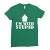 stupid Ladies Fitted T-Shirt