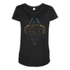 born to slay Maternity Scoop Neck T-shirt