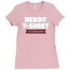 nerdy shirt Ladies Fitted T-Shirt
