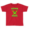 vegan pirate Toddler T-shirt