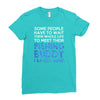 fishing buddy Ladies Fitted T-Shirt