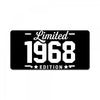 Limited Edition 1968 License Plate