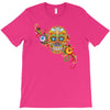 women's sugar skull purple T-Shirt