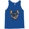 blue and tan frenchie Tank Top