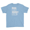 real men shoot raw Youth Tee