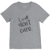 i don't care V-Neck Tee