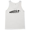 evolution of snooker or pool ape to player mens black new t shirt top Tank Top