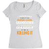 I Never Dreamed I'd Grow Up To Be A Super Cool Grandfather Of Freaking Women's Triblend Scoop T-shirt