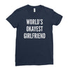 world's okayest girlfriend Ladies Fitted T-Shirt