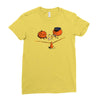 crime scene Ladies Fitted T-Shirt