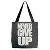 never give up (2) Tote Bags