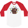 dorp bear 3/4 Sleeve Shirt