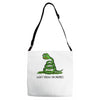 don't tread on memes Adjustable Strap Totes