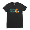 foxy nerd Ladies Fitted T-Shirt