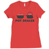 pot dealer cooking pot tea pot Ladies Fitted T-Shirt