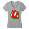 utica devils ahl hockey Women's V-Neck T-Shirt