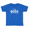 I&rsquo;m The Boss, When she's Not Around here &ndash; Funny Gift Ideas shirt Toddler T-shirt