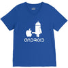 android robot spoof V-Neck Tee