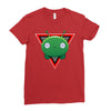 Final Space Mooncake with Triangle Ladies Fitted T-Shirt