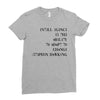 intelligence is the ability to adapt to change Ladies Fitted T-Shirt