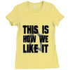 this is how we Ladies Fitted T-Shirt