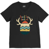 Hunting Season Retro Color 80s Style V-Neck Tee