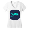 swag blu Women's V-Neck T-Shirt