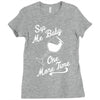 sip me baby one more time wine glass Ladies Fitted T-Shirt