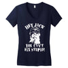 uncle si you can't fix stupid duck dynasty hey jack Women's V-Neck T-Shirt