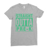 straight outta pre k Ladies Fitted T-Shirt