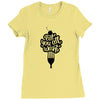 eat all you want Ladies Fitted T-Shirt