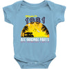 made in 1981 all original parts Baby Bodysuit