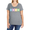 Sarcasm Elements Ladies Curvy T-Shirt