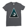Abstract Planet Ladies Fitted T-Shirt