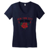New York City Girl Gang Women's V-Neck T-Shirt