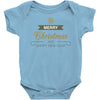 snow merry christmas Baby Bodysuit