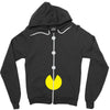 funny 80s pacman 'eating buttons' Zipper Hoodie